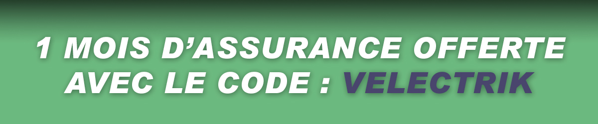 1 mois d’assurance Sharelock offerte avec le code : velectrik